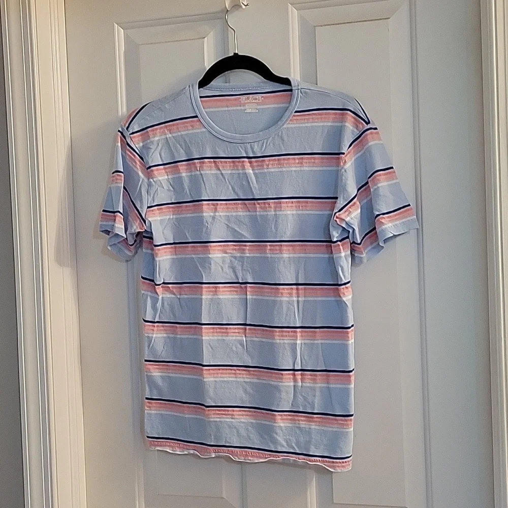 Childrens Place powder blue striped tee/ XXL